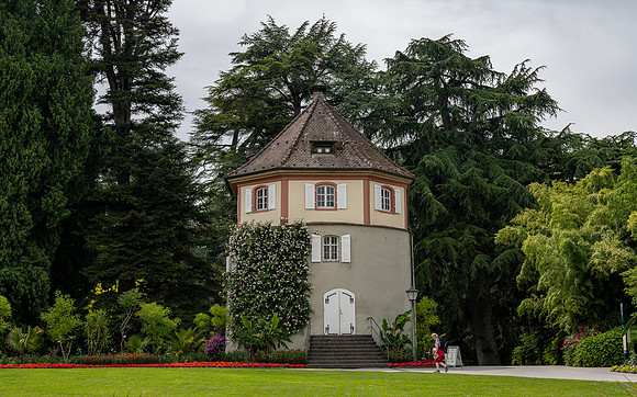 Decorative Tower in Mainau Castle Gardens