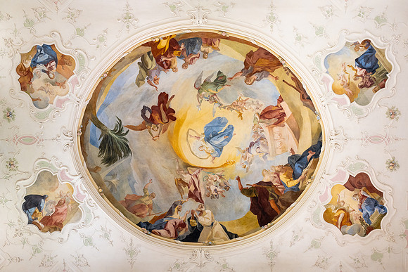 Ceiling of the Palace Church, St. Marien