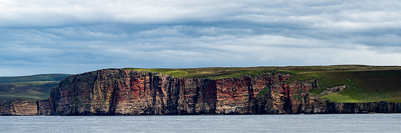 Hoy showing its red sandstone structure