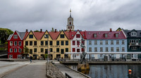 Buildings around the old harbour