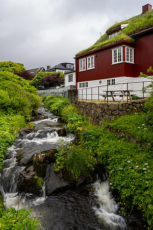 Sandá River through Tórshavn Town