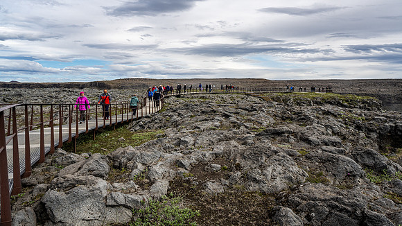 Dettifoss Waterfall Viewing Platform