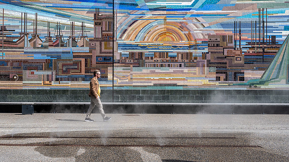 Steam from the Pavement
