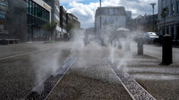 Steam from the Pavement
