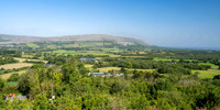 View over The Burren (limestone visible in the background)