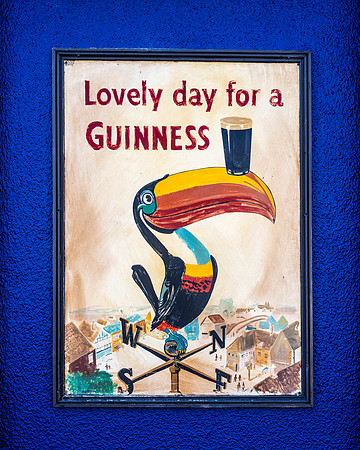 Guiness served in Ballyvaughan