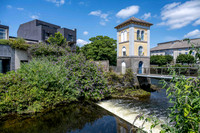 Fisheries watchtower on the river Corrib