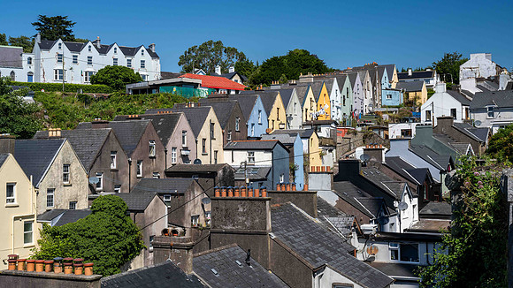 Coloured Houses in Lower Middleton Street