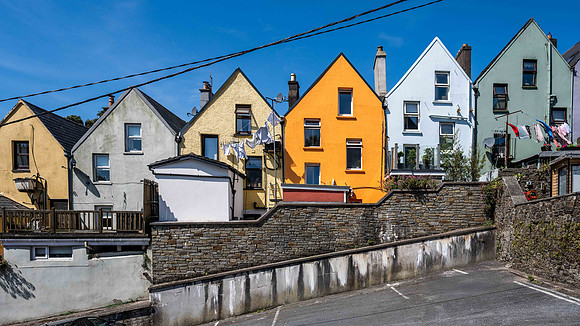 Coloured Houses in Lower Middleton Street