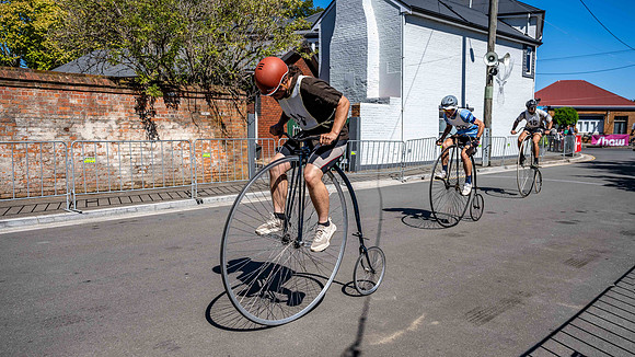 National Penny Farthing Championships, Evandale