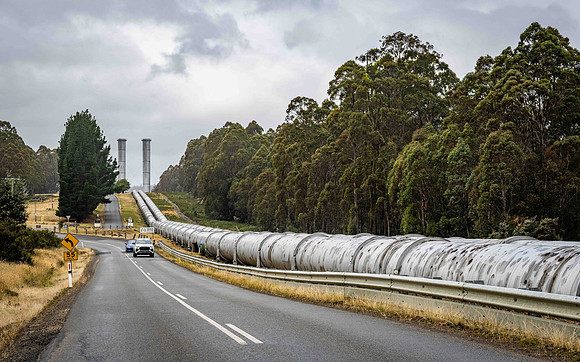 Water pipes for hydro-electric generation