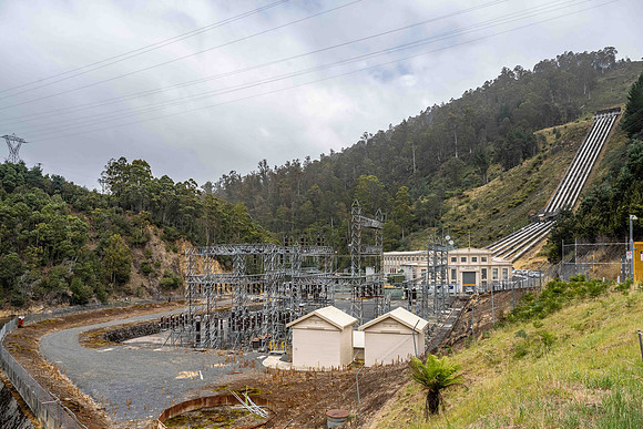 Hydroelectric power station at Tarraleah