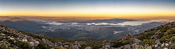 Panoramic View of Hobart