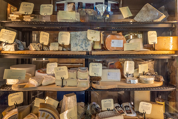 Local Cheese Selection at Prosperina Bakehouse
