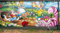 A mural celebrating tea in Olinda