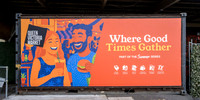 Queen Victoria Market - Advertising Hoarding