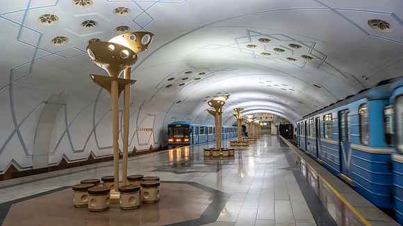 Bodomzor Metro Station, Tashkent, Uzbekistan