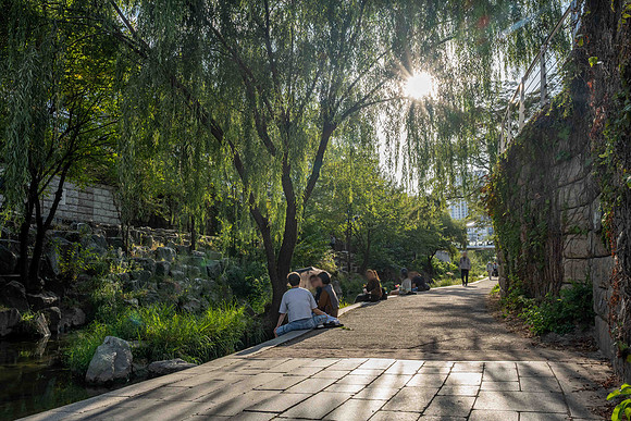 The Cheonggyecheon Stream