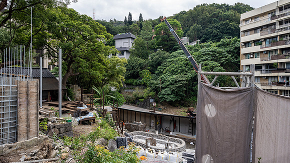 Public baths at Xinbeitou under refurbishment