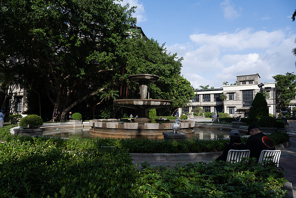 The Courtyard of the repurposed tobacco factory