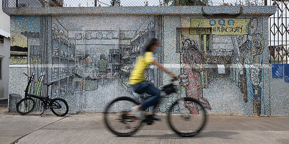 Leather Factory Mural