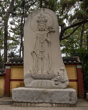 Stone Carving at Haedong Yonggungsa Temple