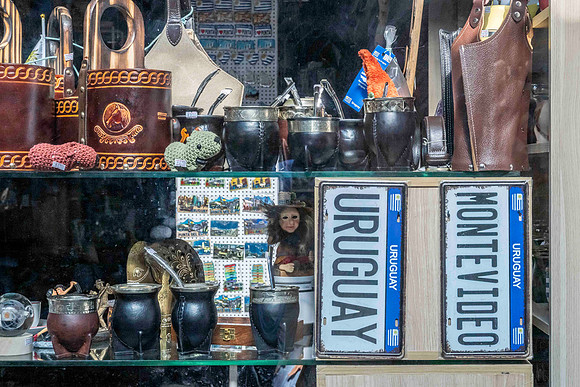 Shop selling local products in Port Market