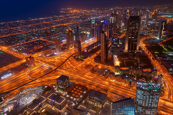 View from the Burj Al Khalifa