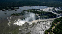 Iguazu Falls - Brazilian Side - Helicopter Shot