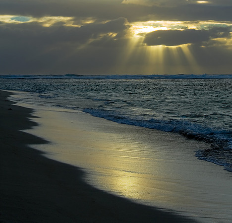 Sunrise over Indian Ocean