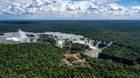 Iguazu Falls - Brazilian Side - Helicopter Shot
