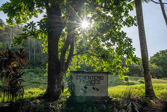 Cemetery for French canal workers