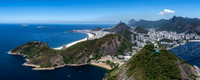 View from Sugarloaf - Copacabana beach on left