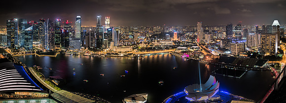 Singapore City Panorama
