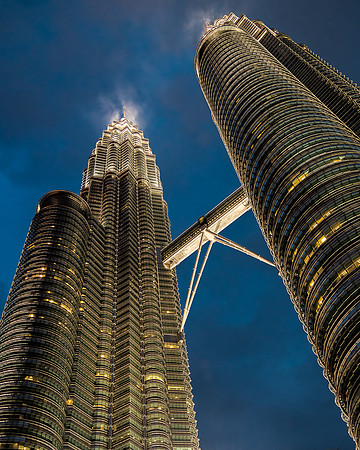 Petronas Towers at twilight