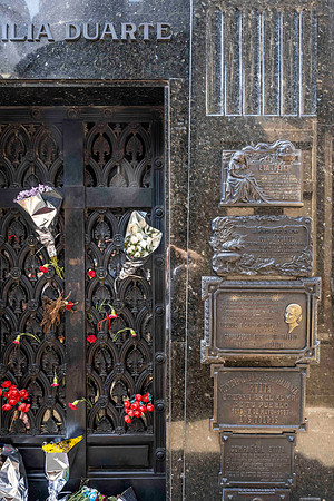 Eva Peron plaque