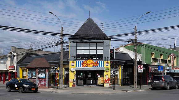 Colourful Cafe in central Punta Arenas