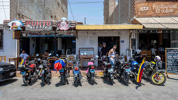 Biker Cafe in Paracas