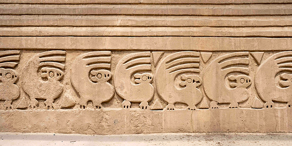Carving detail at Chan Chan