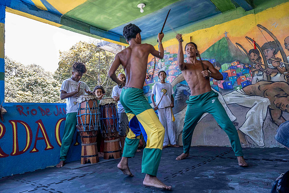 Local show in Rocinha Favela