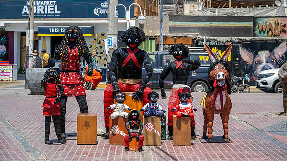Odd Figures used for Shop Advertising