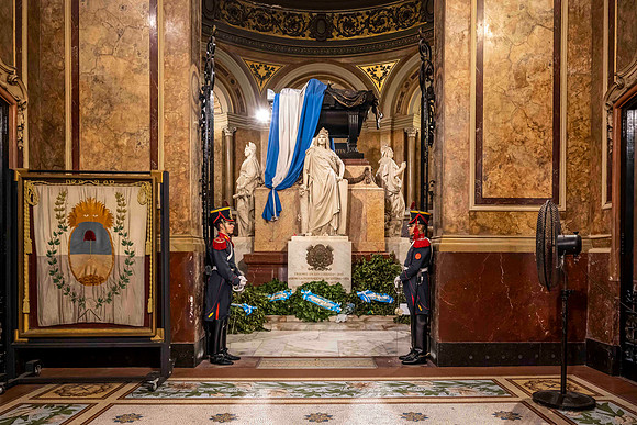 The mausoleum of General José de San Martín, Argentina's liberator