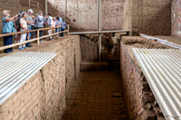Huaca de la Luna archeological site - excavation