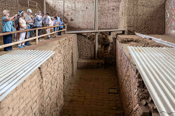 Huaca de la Luna archeological site - excavation
